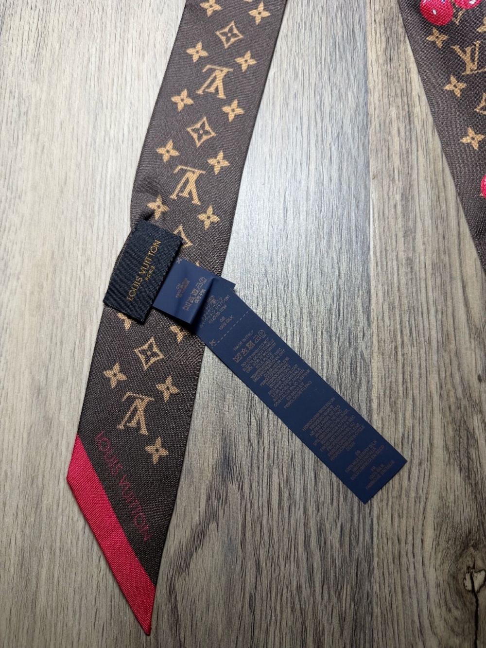 LV x TM Monogram Cerise Bandeau - Picture 3 of 3